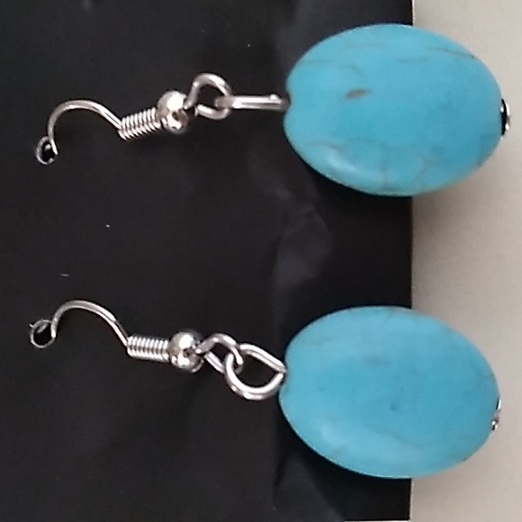 River Ride Blue Blockbuster-Necklace with earrings, Lead and Nickle free - Picture 3 of 6